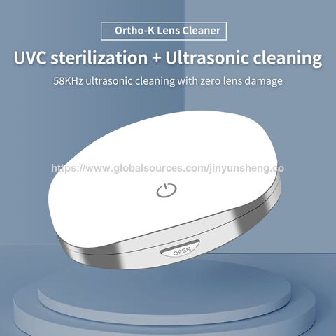 Dispositif Portable Automatique de Nettoyage et de Stérilisation : Nettoyeur de Lentilles de Contact Compact avec Nettoyage en Profondeur à Double Action