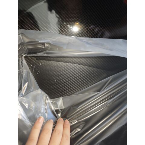 Hochwertige Kohlefaserplatte, 3K Twill- oder Leinwandbindung mit 100% glänzender Oberfläche, Premium-Carbonprodukt, 2,5*400*500mm