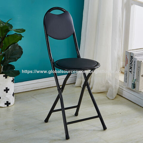 Cadeira Dobrável Colorida de Novo Design para Sala de Reuniões, Banqueta para Escritório em Casa, Jardim, Festa, Escritório, Atacado, Cadeira Dobrável de Metal