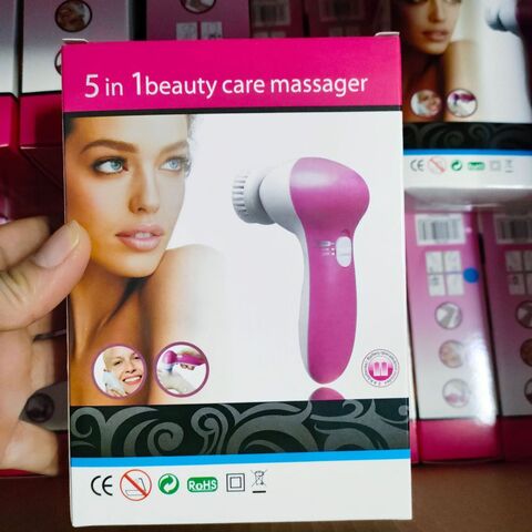 Hot Sale Multi-functional Electrical 5 in 1 Skin Face Deep Wash Cleanser Massager Electric Facial Cleansing Brush
