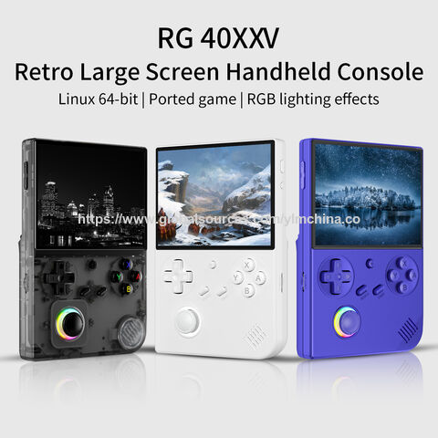 Anbernic RG40XXV Neue Videospielkonsole mit 16 Millionen RGB-Lichteffekten, Multimedia-Funktionen, Dual-Card-Slots und Wi-Fi