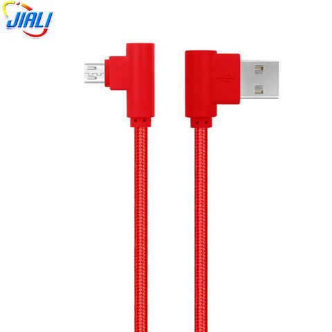 Nuevo Cable Micro USB de 1m y 90 Grados Especial para Juegos Móviles