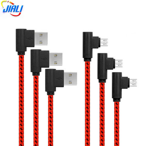 Nuevo Cable Micro USB de 1m y 90 Grados Especial para Juegos Móviles