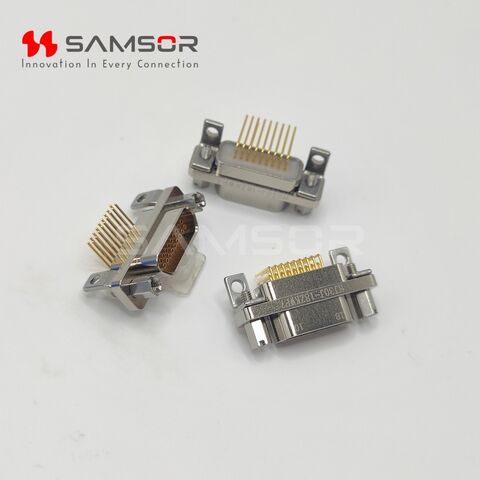Conector Eléctrico Micro Rectangular de Alta Velocidad de 18 Núcleos Serie HJ30J, Ángulo Recto, para Placa de Circuito Impreso HJ30J-18ZKW de Alta Calidad