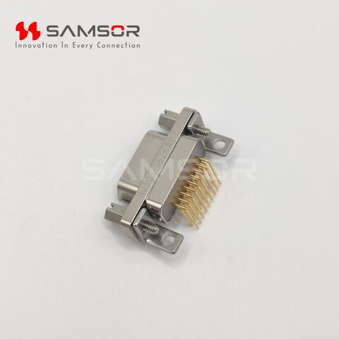 Conector Eléctrico Micro Rectangular de Alta Velocidad de 18 Núcleos Serie HJ30J, Ángulo Recto, para Placa de Circuito Impreso HJ30J-18ZKW de Alta Calidad