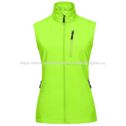 Sportlicher Softshell-Weste für Damen, wasserdicht, atmungsaktiv, Softshell-Jacke zum Radfahren, Reiten und für Outdoor-Aktivitäten