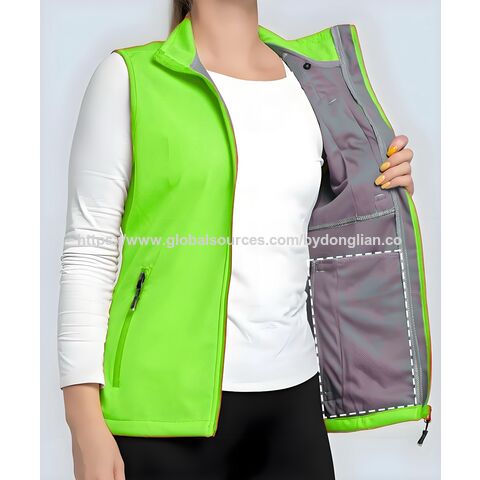 Sportlicher Softshell-Weste für Damen, wasserdicht, atmungsaktiv, Softshell-Jacke zum Radfahren, Reiten und für Outdoor-Aktivitäten