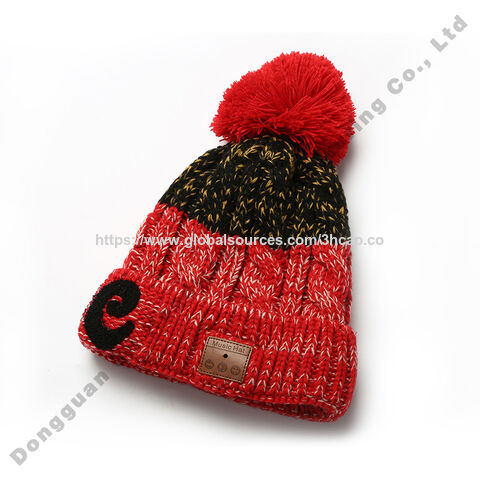 Topi Pintar Bluetooth Nirkabel Lembut Hangat dengan Mikrofon dan Speaker Headphone - Topi Olahraga Pria Bluetooth