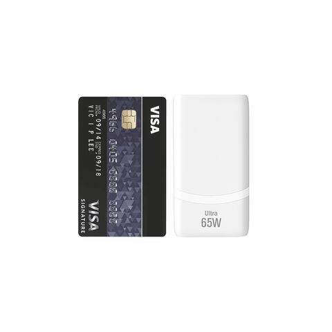 ODM & OEM 65W Slim Ladegerät 2* USB C Schnelllade-Wandladegerät für enge Räume verfügbar
