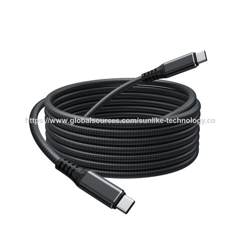 Wholesale, OEM, ODM, USB 4 Gen 2 5m Full-Function Cable, Superior Shielding,Lightweight & Flexible,High-Speed,4K 60Hz video output