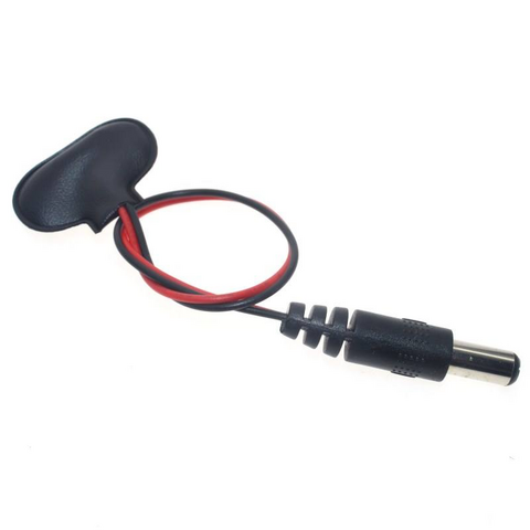 Okystar Verfügbares 15cm Experimentierkabel Schwarz Rot Verbindung 9V Batterieclip Schnappverschluss