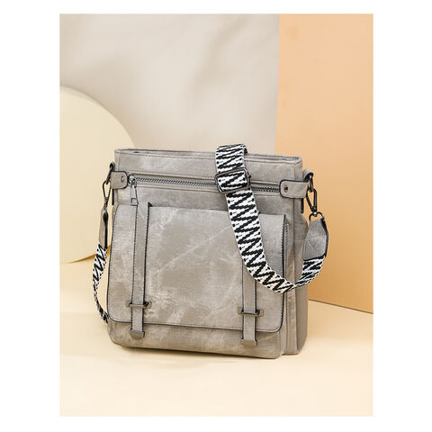 Großhandel 2025: Hochwertige, neue Designertasche der berühmten Marke mit einzelnem PU-Lederstreifen, Umhängetasche, Schultertasche, Designer-Tasche