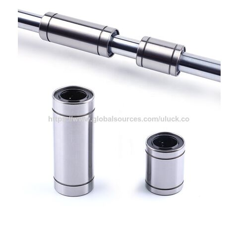 Blok bantalan bola linear ULK LM20UU, panduan linear, bantalan liner poros panduan linear