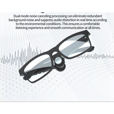 2025 new design bone conduction hearing aid glasses for deaf