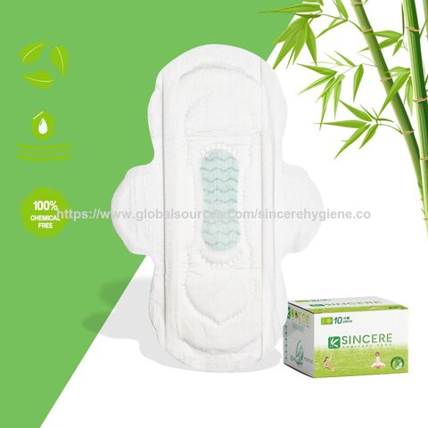 Individuell anpassbare, superabsorbierende Damen-Monatshygienebinden aus Bio-Baumwolle zum einmaligen Gebrauch