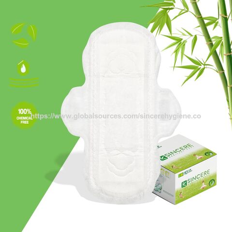 Individuell anpassbare, superabsorbierende Damen-Monatshygienebinden aus Bio-Baumwolle zum einmaligen Gebrauch