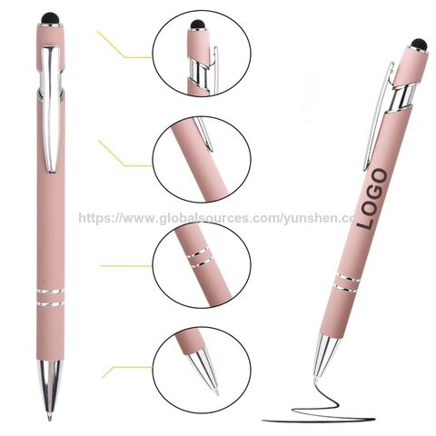 Bolígrafo promocional de escritura a mano para negocios, grabado, regalo personalizado con logotipo, bolígrafo clásico con logotipo, superventas
