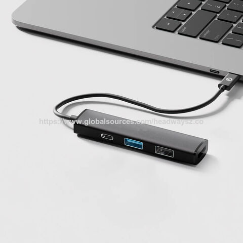4-in-1 USB-C HUB mit 4K*2K HDTV Konverter, USB 3.0 Datentransfer und USB-C PD-Aufladung
