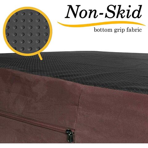 Cama para cão impermeável com fundo antiderrapante e espuma de memória com almofada - Fornecimentos para animais de estimação por atacado