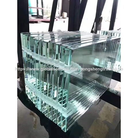 Kaca bangunan tempered float datar bening 2mm, 3mm, 4mm, 6mm, 8mm, 10mm, 12mm