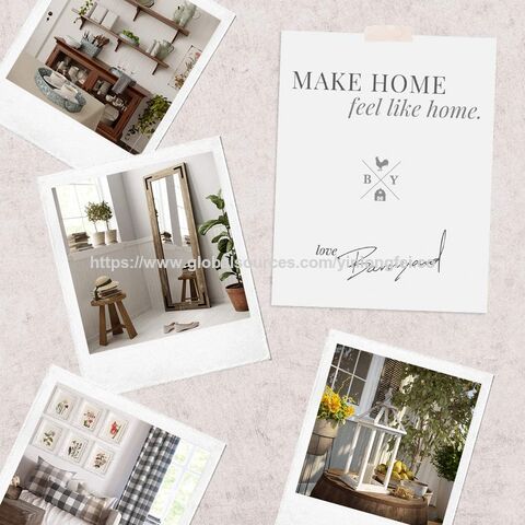 Marcos de Fotos Collage de Madera Estilo Casa de Campo