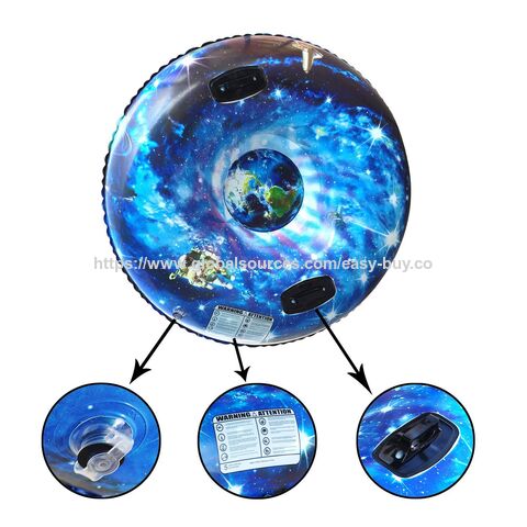 Aufblasbarer Schnee-Reifen, Kaltbeständiger PVC-Schneering, Tragbarer und Faltbarer Schlitten-Reifen