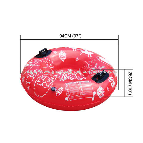 Aufblasbarer Schnee-Reifen, Kaltbeständiger PVC-Schneering, Tragbarer und Faltbarer Schlitten-Reifen