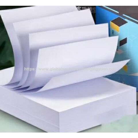 Benutzerdefinierter blauschwarzer Kern A4 Papier braune Farbe Kraft A4 Papier Box Platte Rohstoffproduktion für Spielkarten