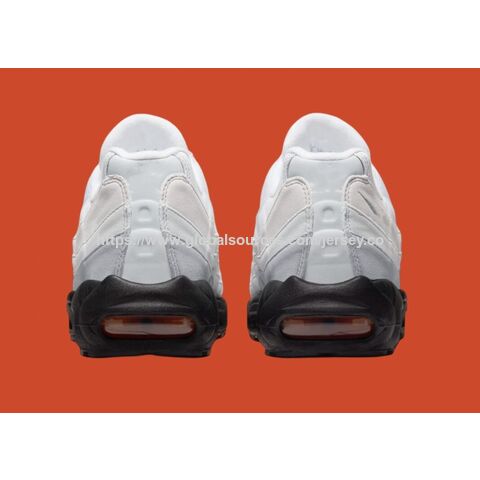Nouvelles Chaussures AirMax 95 2025 Gris Loup Orange Sécurité Platine Pur Baskets Designer Dropshipping Vente en gros