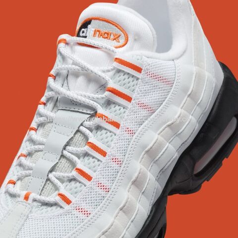 Nouvelles Chaussures AirMax 95 2025 Gris Loup Orange Sécurité Platine Pur Baskets Designer Dropshipping Vente en gros