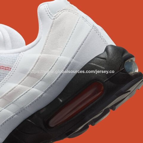 Nouvelles Chaussures AirMax 95 2025 Gris Loup Orange Sécurité Platine Pur Baskets Designer Dropshipping Vente en gros