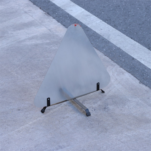 Trépied d'avertissement de danger de circulation routière, trépied de signalisation pliable pour la sécurité des chantiers de construction avec lumière de barricade