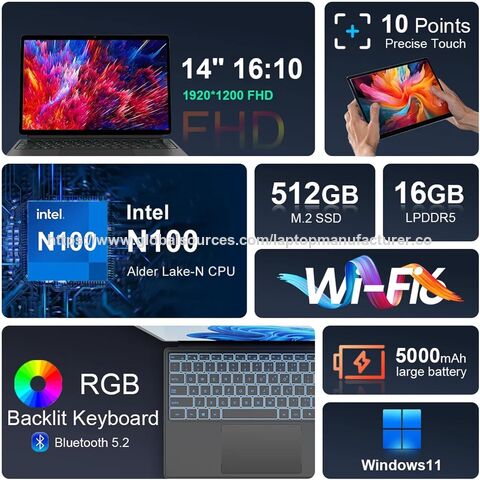 Chromebook Tablet Portátil de 13.3 Pulgadas con Pantalla OLED Full HD y Type-C PD para empresas, compatible con 4G LTE y NFC