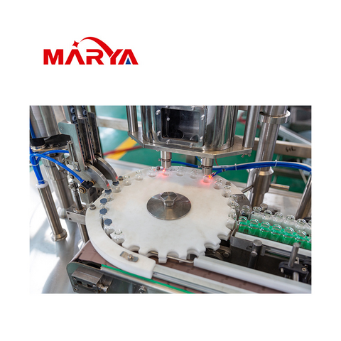Marya Máquina Llenadora de Polvo para Viales con Certificación CE Farmacéutica con Sistema Opcional de Visualización e Impresión en Tiempo Real