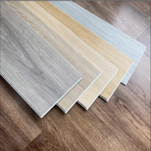 Großhandel Luxus Anti-Rutsch 100% Virgin Loose Lay Vinyl Fliesen Planke Wasserdicht Kundenspezifische 4mm 5mm SPC Bodenbelag Planke