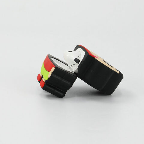 Étui Durable en Silicone pour AirPods avec Revêtement Anti-Rayures, Protection Complète et Couvercle d'Écouteurs en PVC Sécurisé