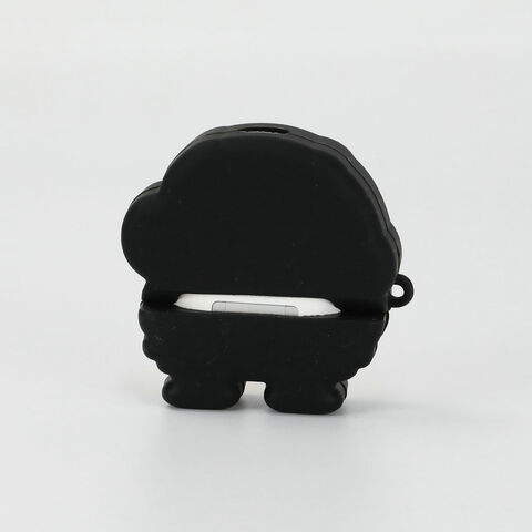 Étui Durable en Silicone pour AirPods avec Revêtement Anti-Rayures, Protection Complète et Couvercle d'Écouteurs en PVC Sécurisé