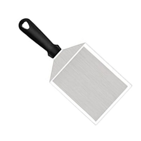 Spatule surdimensionnée pour hamburger, spatule à crêpes, grattoir BBQ avec manche en plastique pour un usage domestique, vente en gros