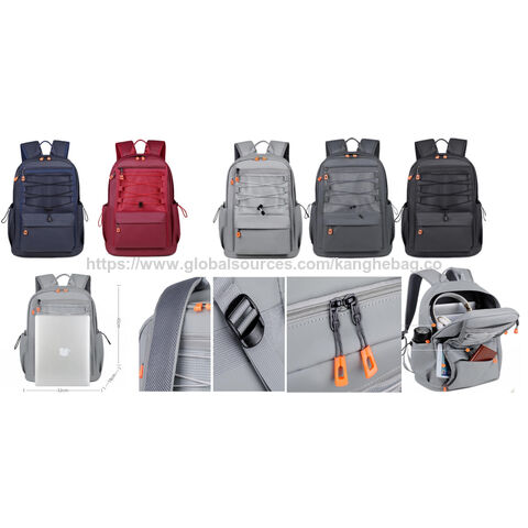 Mochila para portátil de estilo moderno en color gris, superventas y precio económico para adolescentes