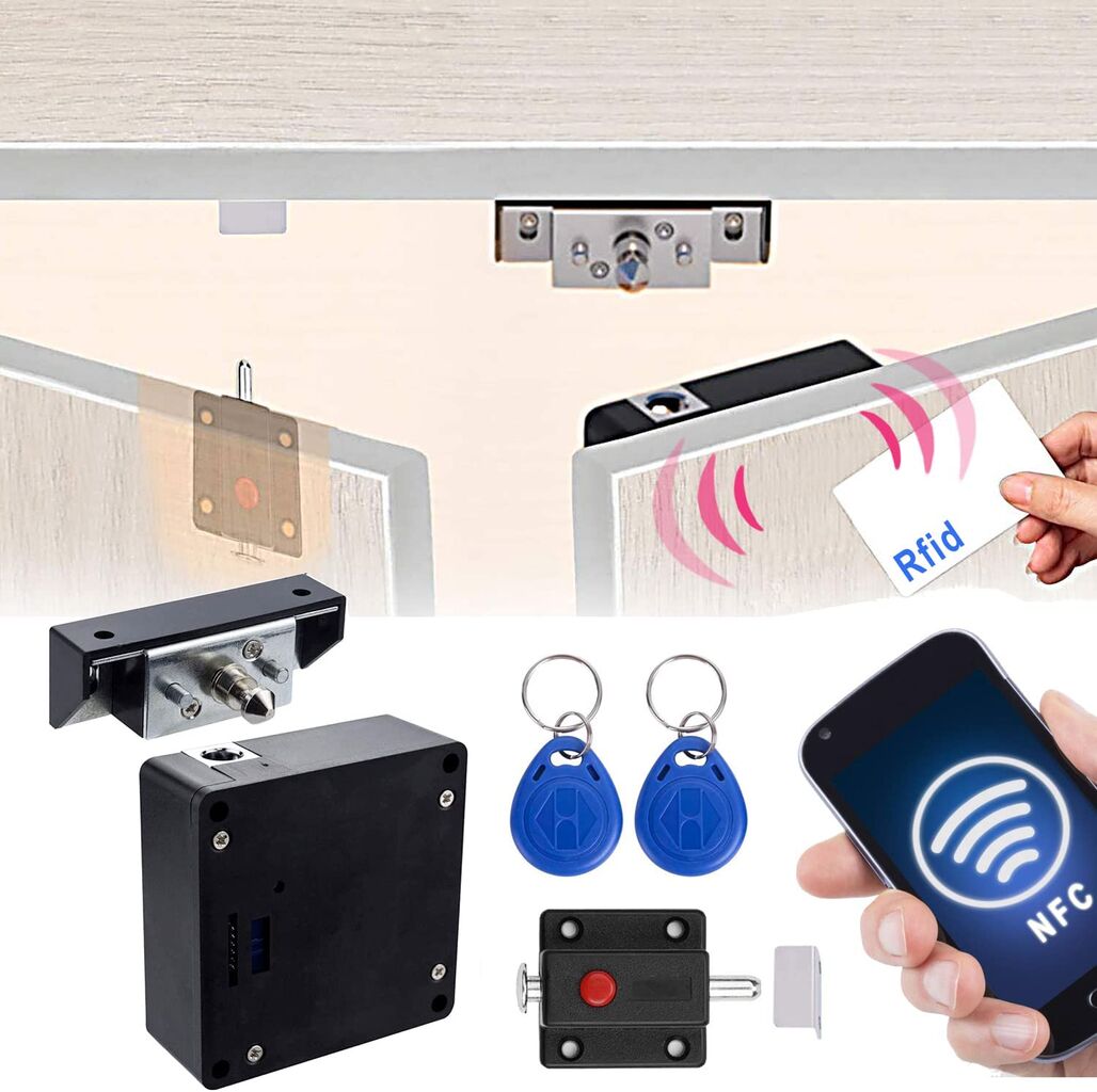 Uemon Smart Home Invisible Cabinet Electronic Ic Card Locker Lock Hide ...