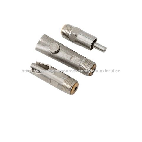 Bebedero de Latón con Tetina para Cerdos de 1/2" 3/8" - Conector de 3/4" para Sistemas de Agua para Cerdos de Granja con Válvula de Retención