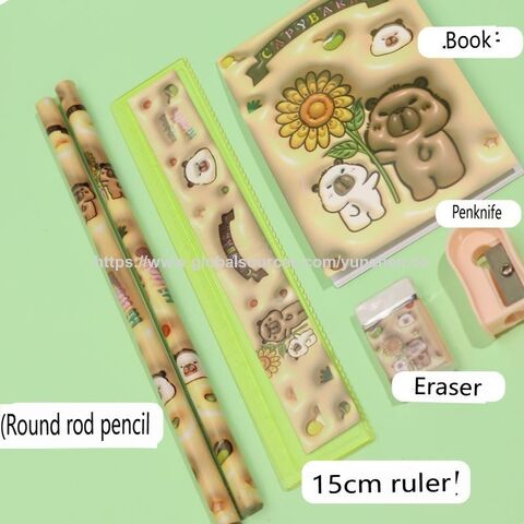 Direktverkauf ab Werk von Kindertagsgeschenken, Schulschreibwaren-Großhandelsets mit Notizbüchern und Kinderstiften als Geschenke