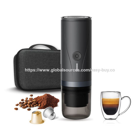 Machine à expresso électrique portable pour camping et voyage, machine à café à capsules avec interface USB, mini cafetière pour voiture