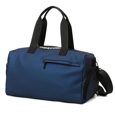 Sac de Voyage de Sport Portable Oxford Renforcé Séparation Sec/Humide Compartiment à Chaussures Indépendant Fermeture Éclair Bandoulière Confortable