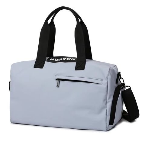Sac de Voyage de Sport Portable Oxford Renforcé Séparation Sec/Humide Compartiment à Chaussures Indépendant Fermeture Éclair Bandoulière Confortable
