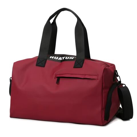Sac de Voyage de Sport Portable Oxford Renforcé Séparation Sec/Humide Compartiment à Chaussures Indépendant Fermeture Éclair Bandoulière Confortable