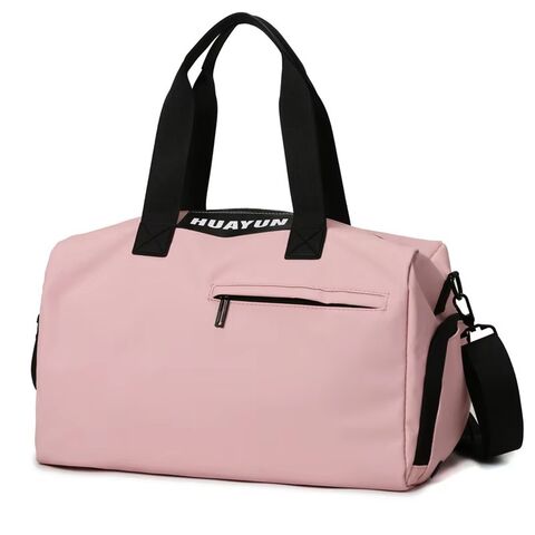 Sac de Voyage de Sport Portable Oxford Renforcé Séparation Sec/Humide Compartiment à Chaussures Indépendant Fermeture Éclair Bandoulière Confortable
