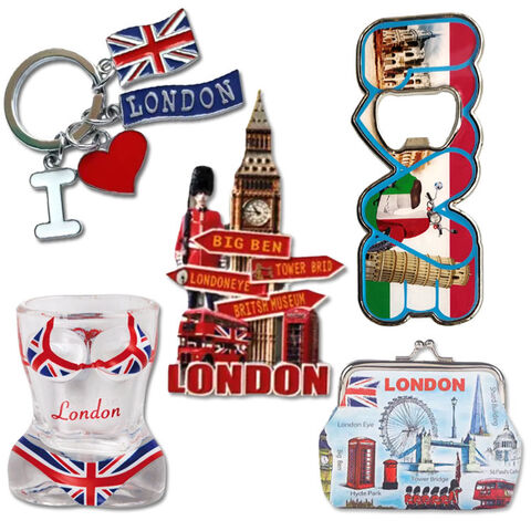 Porte-clés en résine avec logo personnalisé d'usine, aimant de réfrigérateur de voyage américain, articles cadeaux souvenirs de la ville américaine