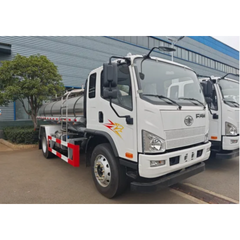FAW 4X2 Camion Citerne de Transport de Lait Frais 6,5 m3 avec Contrôle de Température pour Fermes Laitières, Entreprises de Boissons et Fournisseurs de Restauration