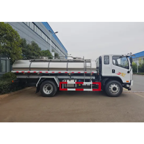 FAW 4X2 Camion Citerne de Transport de Lait Frais 6,5 m3 avec Contrôle de Température pour Fermes Laitières, Entreprises de Boissons et Fournisseurs de Restauration